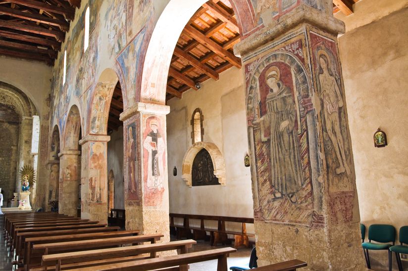 Sanctuary of St. Maria d' Anglona. Tursi. Basilicata. Italy.